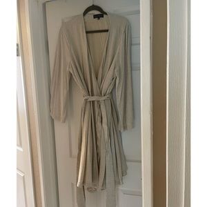 Eloquii Beige Wrap Dress, size 22